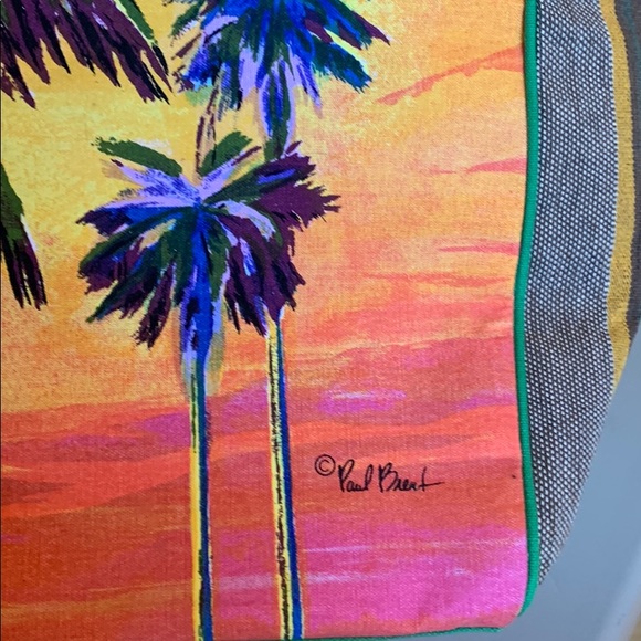 Palm tree beach bag - Picture 2 of 4